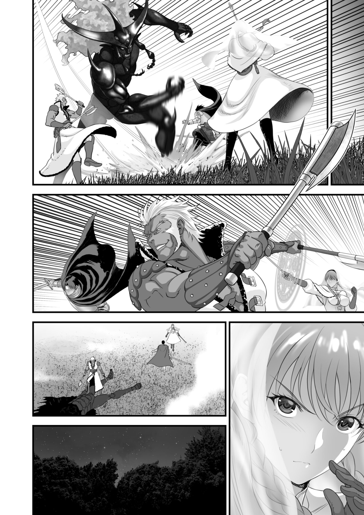 Hentai Manga Comic-The End of the Line for the Cuckold Hero Side Story-Read-3